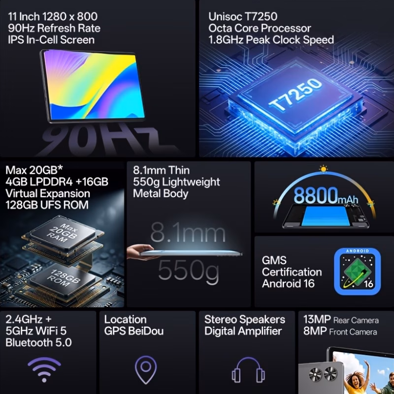 Tablette SVITOO 2026 Android 16 – Image 4