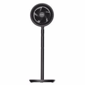 1 ventilateur de sol noir Midea