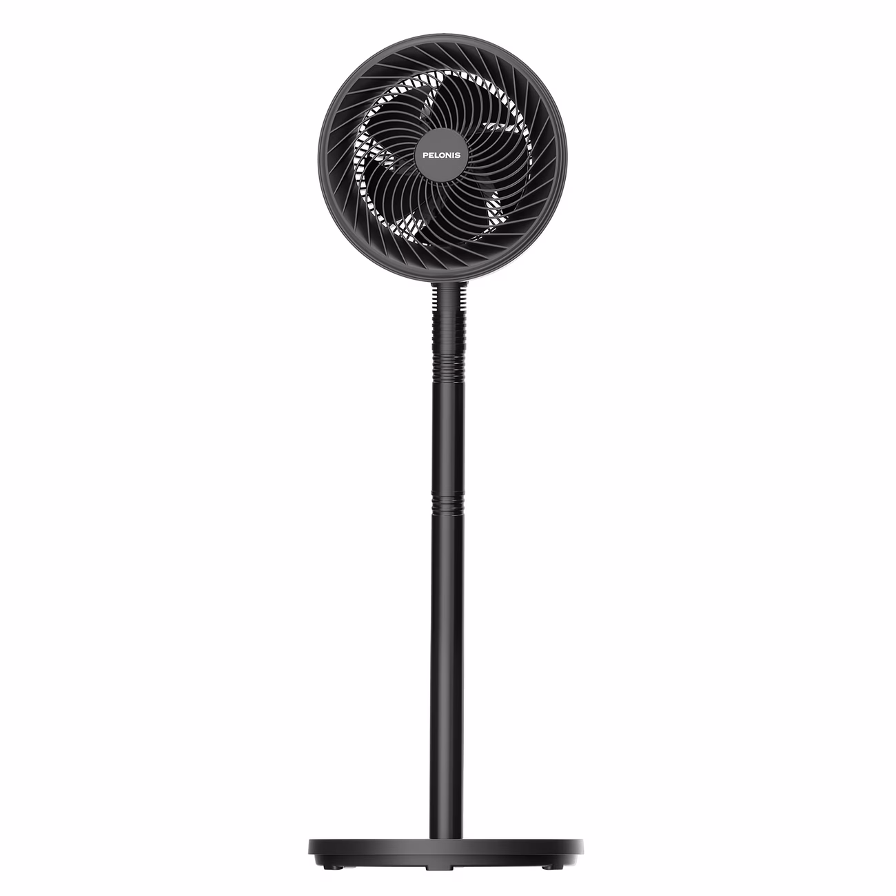 1 ventilateur de sol noir Midea