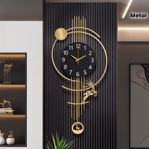 Grande horloge murale avec mouvement