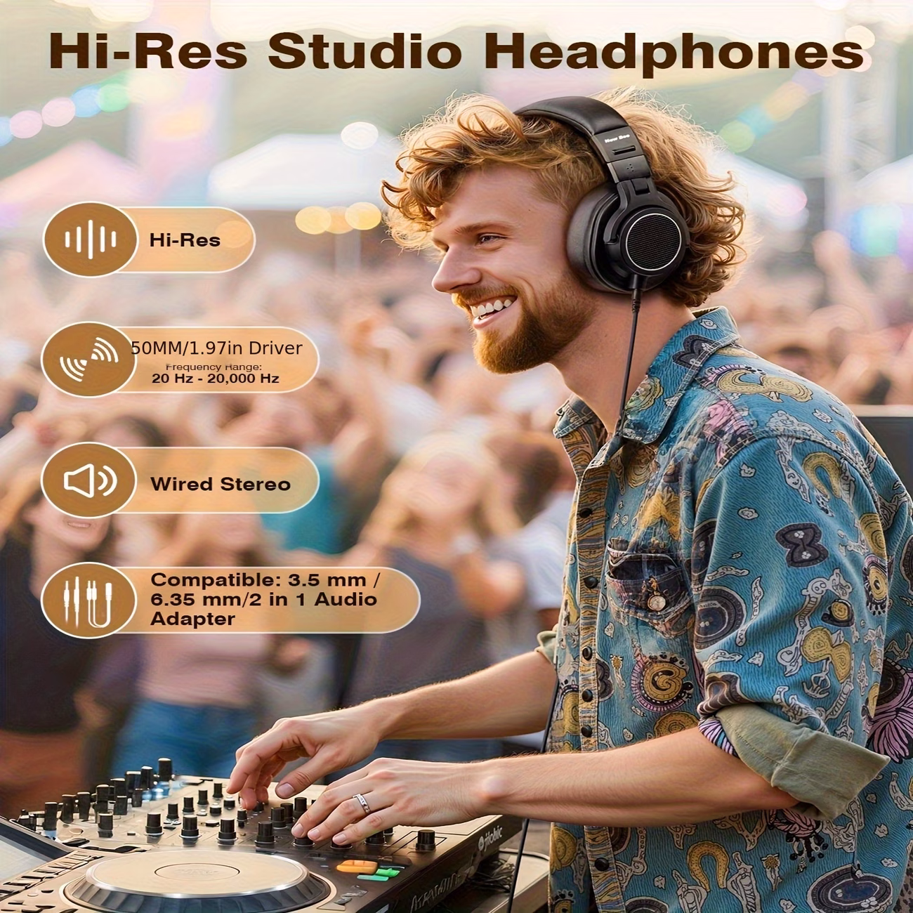Casque de Studio Professionnel Filaire – Image 5