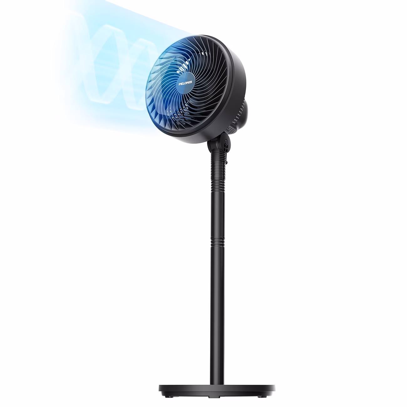 1 ventilateur de sol noir Midea – Image 4