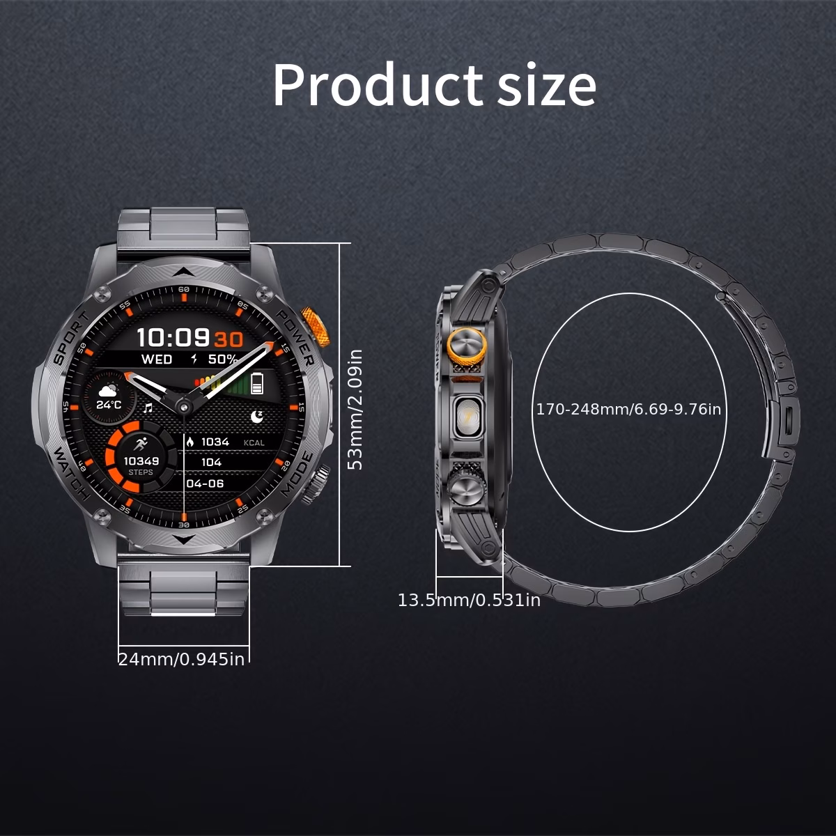 SIEMORL Montre Connectée Homme – Image 6